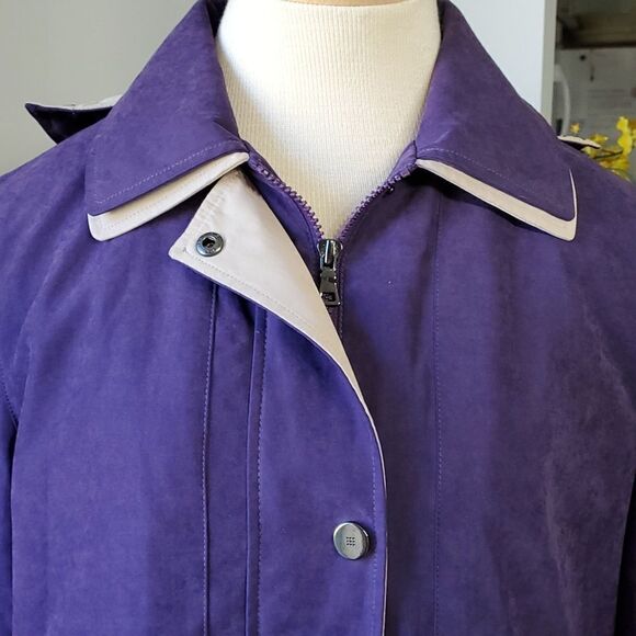 Croft & Barrow purple jacket. Size small, removable hood. SMALL. excelle… - Picture 2 of 14